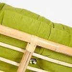 Кресло Papasan c подушкой, ремешками, Натуральный, флок | изображение 3