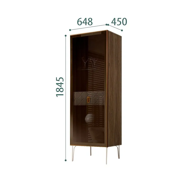 Витрина Bogemia Woodline Fa (Ваниль/Золото) БМВ1-1С