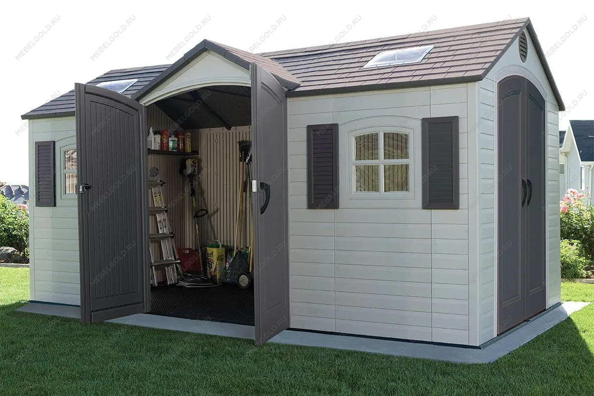 Сарай пластиковый LifeTime 15*8 DD | изображение 6