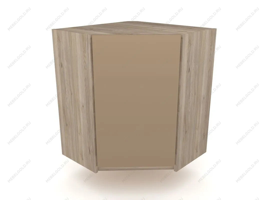 Шкаф угловой ШУ-60, Оттава (600*600*720) Дуб Мария/Бежевый, 22232
