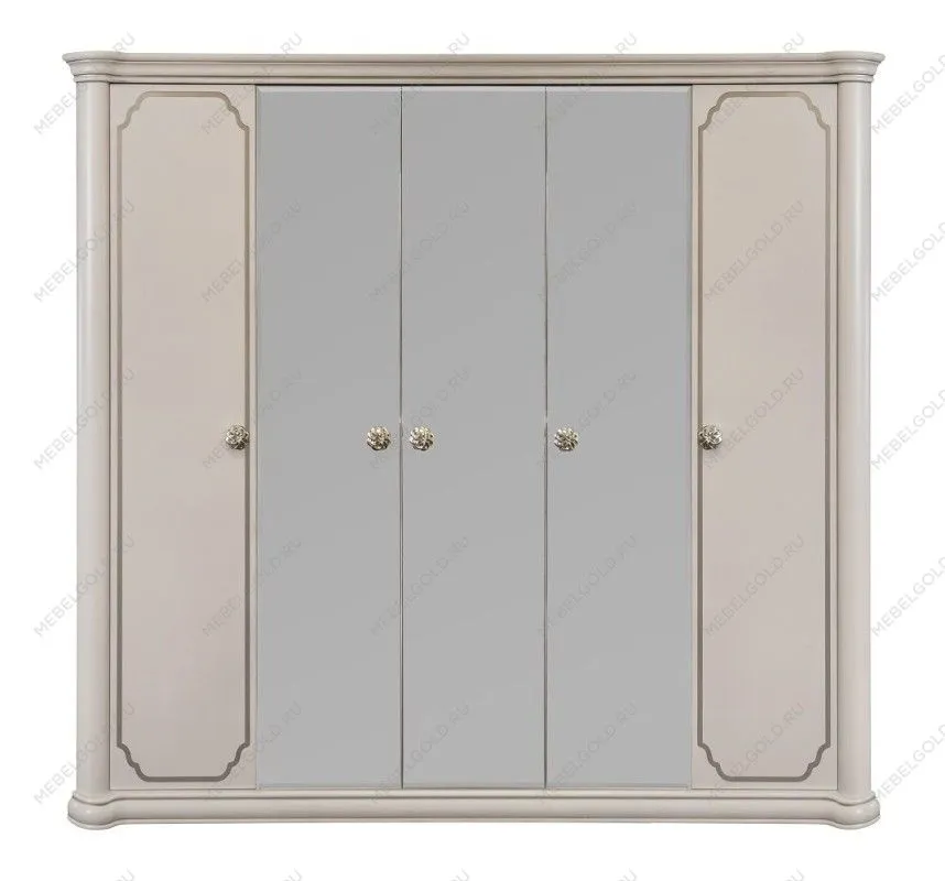 Шкаф Лали 5-дверный бежевый | изображение 2