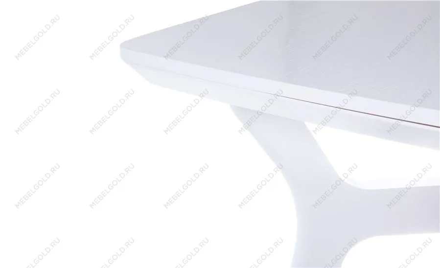 Стол Фиджи 1600(2100)х900, цвет белая эмаль | изображение 5