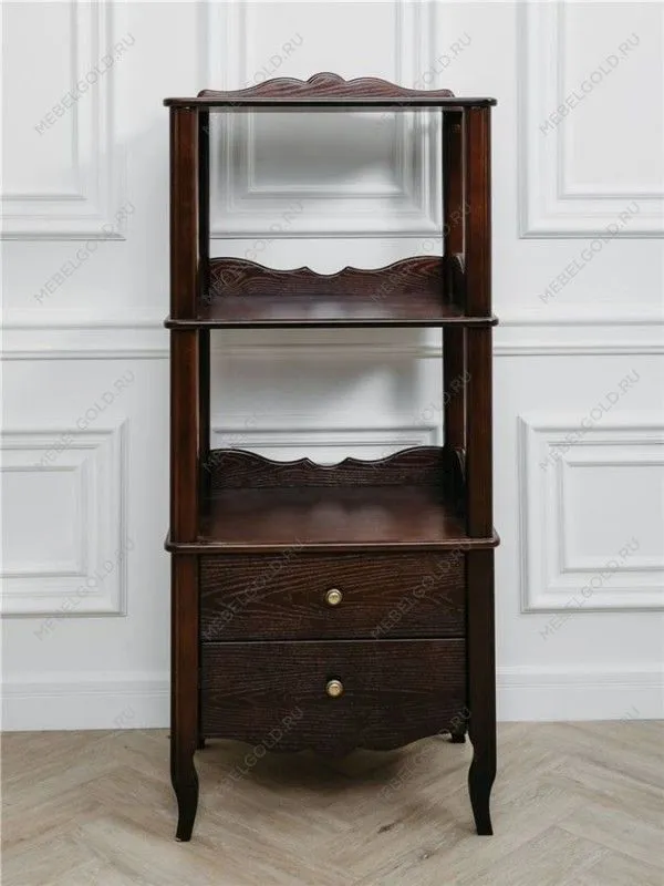 Этажерка Версаль 2 яруса (орех)