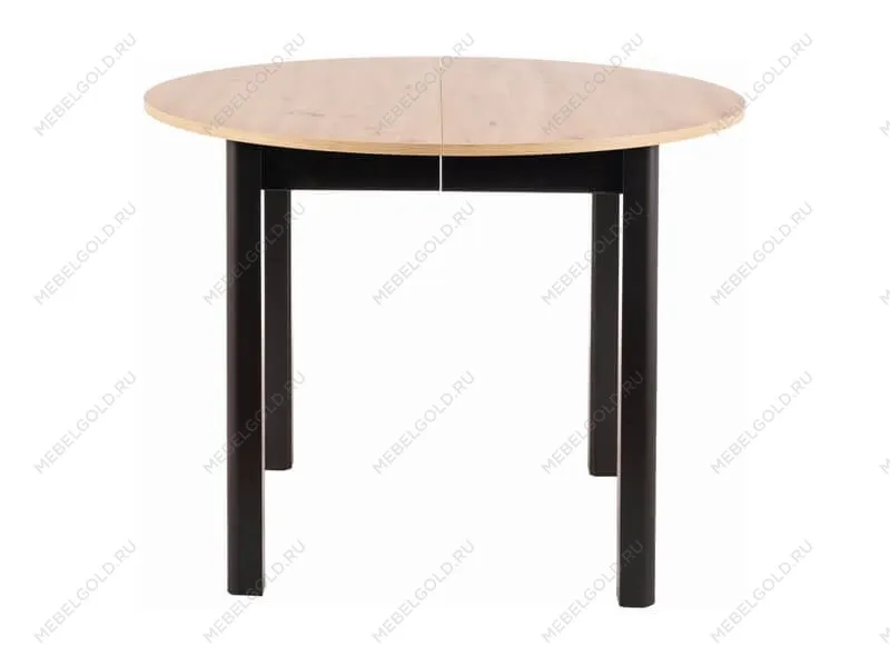 Стол обеденный Signal DANTE раскладной (дуб артизан/черный мат) | изображение 4