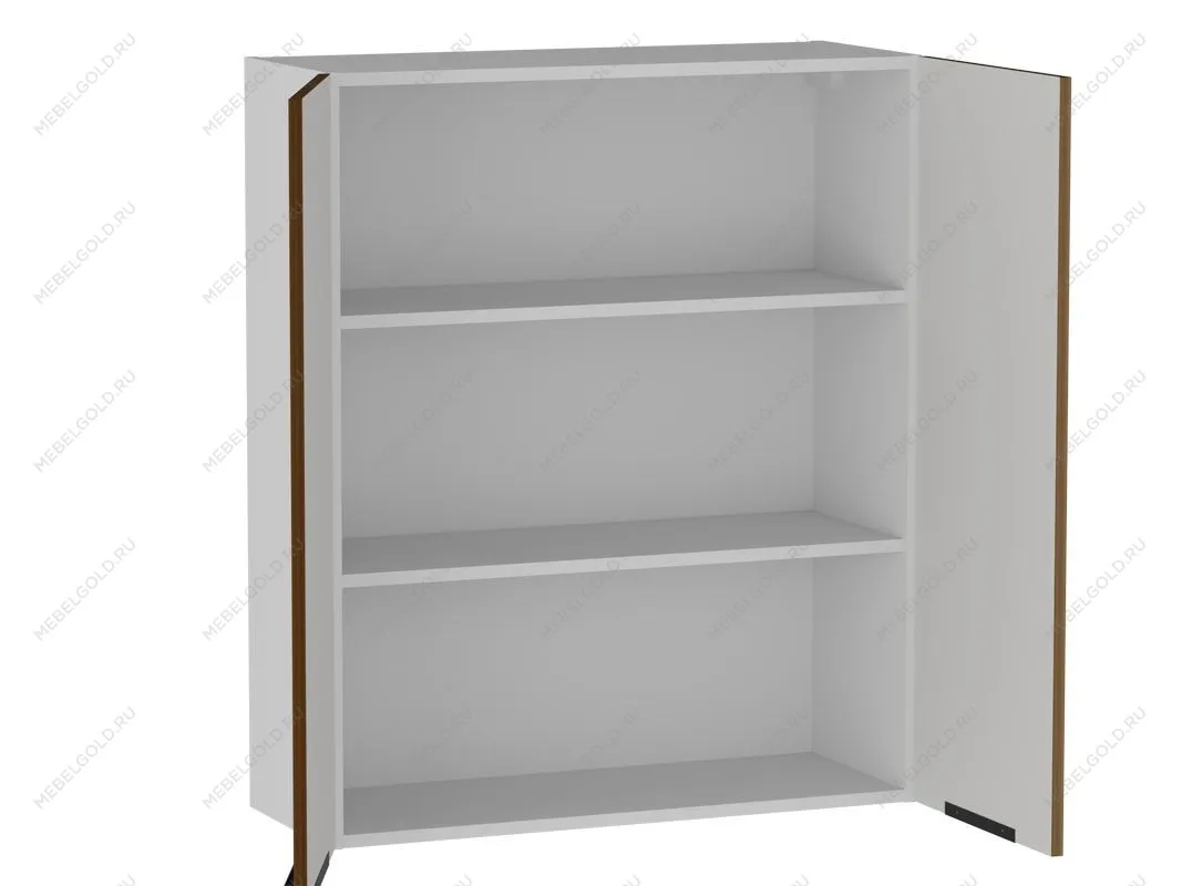 Шкаф 960 2-х дверный ШГ-80, Ватель (800*316*960) Дуб рейка шоколад, 23363 | изображение 1