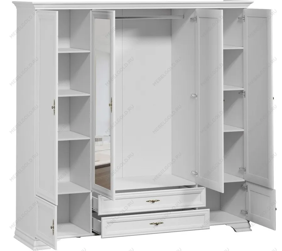 Шкаф Кентаки SZF6D2S белый | изображение 1