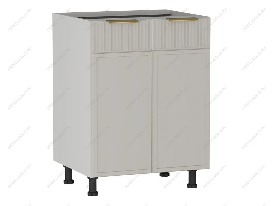 Стол 2-х дверный С-60, Берта (600*528*820) Светлый Мокко, 22915