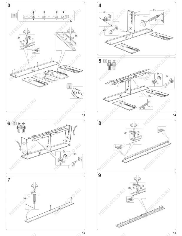 Кровать раздвижная Сириус, с ящиками, 80х200/160х200 см, белая | изображение 22
