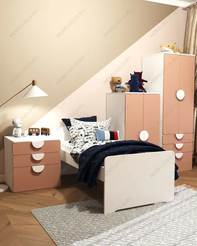 Шкаф Пикси распашной, с двумя дверьми и полкой 60х57х120, мечтательный пион | изображение 10