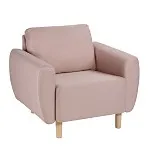 Кресло для отдыха ТУЛИСИЯ, 90х86х70 см, пастельно-розовый | изображение 1