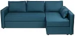 Диван-кровать ВАЛО, 230х91х72 см, сине-зеленый | изображение 5
