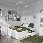 Матрас 200х180 Близнецы для раздвижной кровати, двойной, на молнии | изображение 3