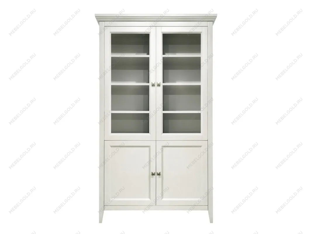 Библиотека 2 дверная Manhattan (Молочный)