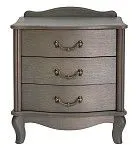 Тумбочка прикроватная Джульетта 3 ящ. (серый ясень) | изображение 1