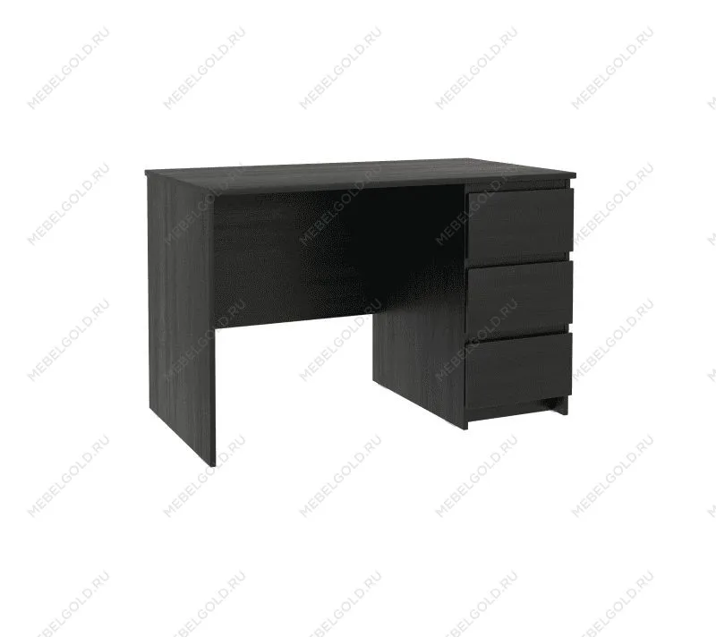 КАСТОР (KULLEN) стол письменный ИКЕА / IKEA 3 ящика 116х65 Дуб Венге | изображение 4