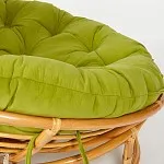 Кресло Papasan с подушкой Светлый мед, флок | изображение 6