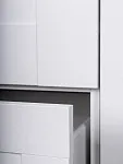 Шкаф Сириус, 3 двери и 1 ящик, 117х59х220 см, белый | изображение 13