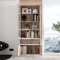 Шкаф с витриной Джаз 2V2D1S