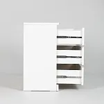 Комод Варма, 3 ящика, 80х78х40 см, эмаль белая | изображение 12