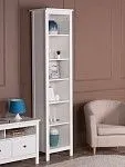 Стеллаж Сага, 50х42х215 см, белый | изображение 1