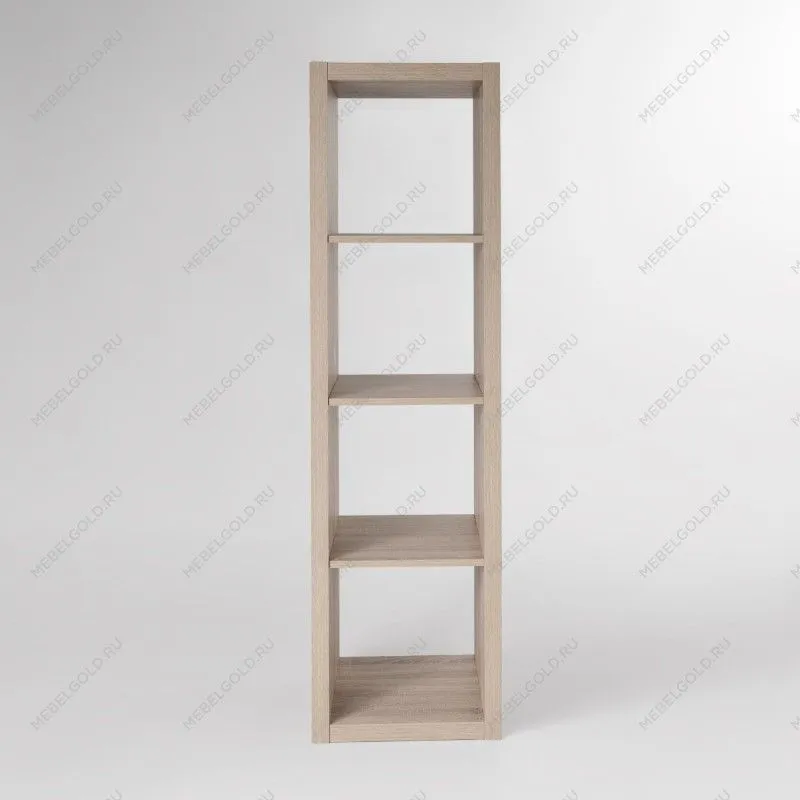 КАЛЛАКС / ФОРА Стеллаж ИКЕА / IKEA 4 с четырьми открытыми ячейками, тамбурат, дуб беленый | изображение 2