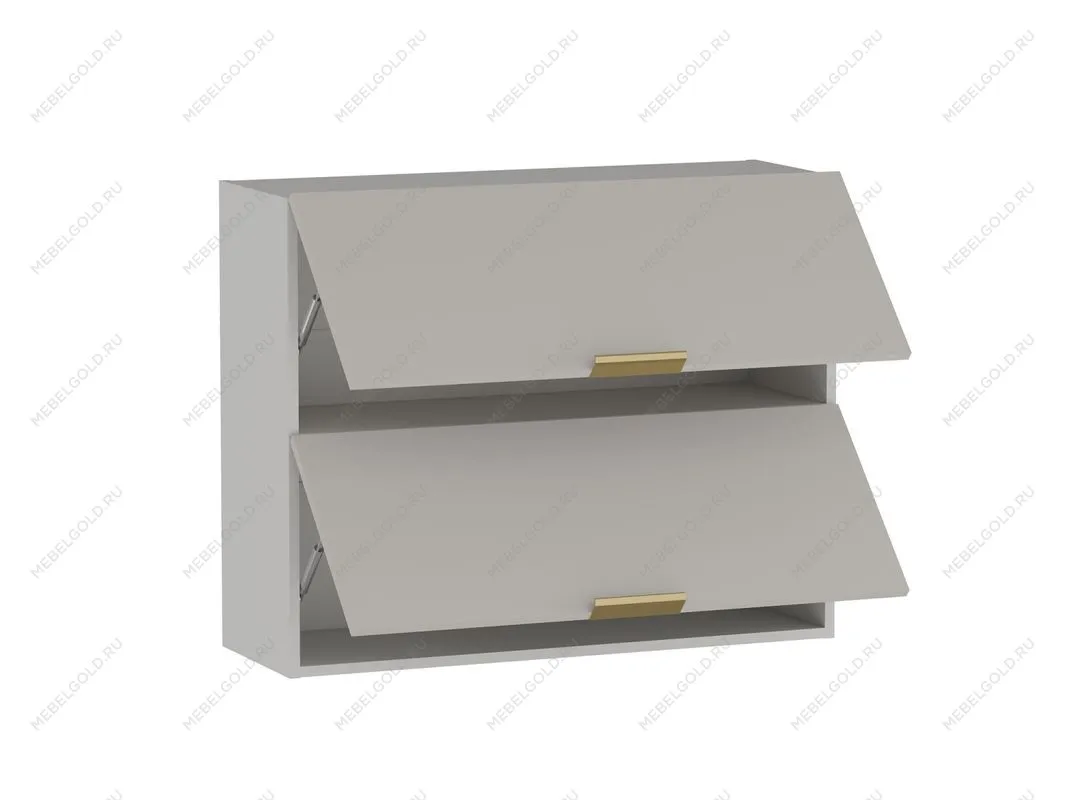 Шкаф ШГ-90Г, Монза (900*316*720) Экокожа Бежевый, 23158 | изображение 1