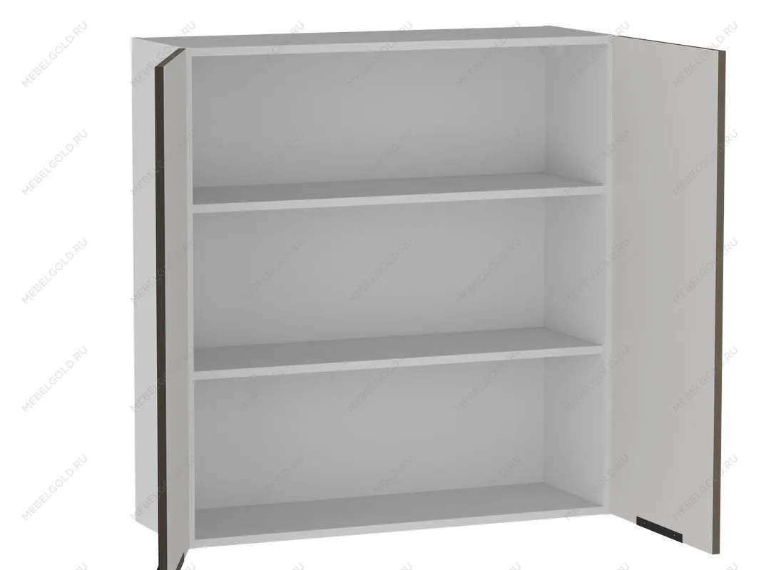 Шкаф 960 2-х дверный ШГ-90, Ватель (900*316*960) Дуб рейка темный, 23564 | изображение 1