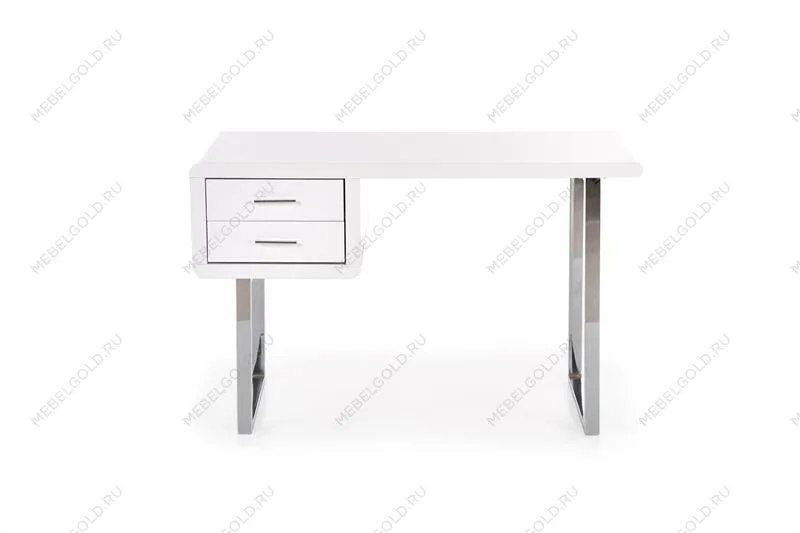 Стол компьютерный Halmar B-30 (белый/хром) | изображение 2