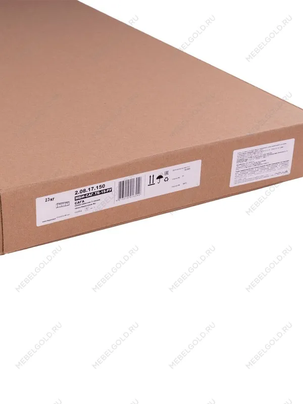 Полка навесная Сага, 3 секции, серая | изображение 7