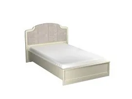Кровать (каркас) Люкс 1200, Сиена (1394*2110*1090) Береза бежевая, 12344