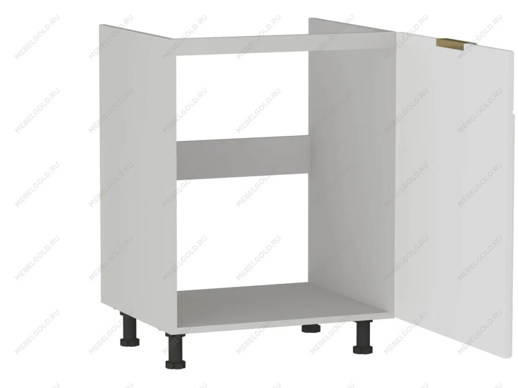 Стол под мойку СМ-60, Берта (600*525*820) Экокожа Белый, 25314 | изображение 1