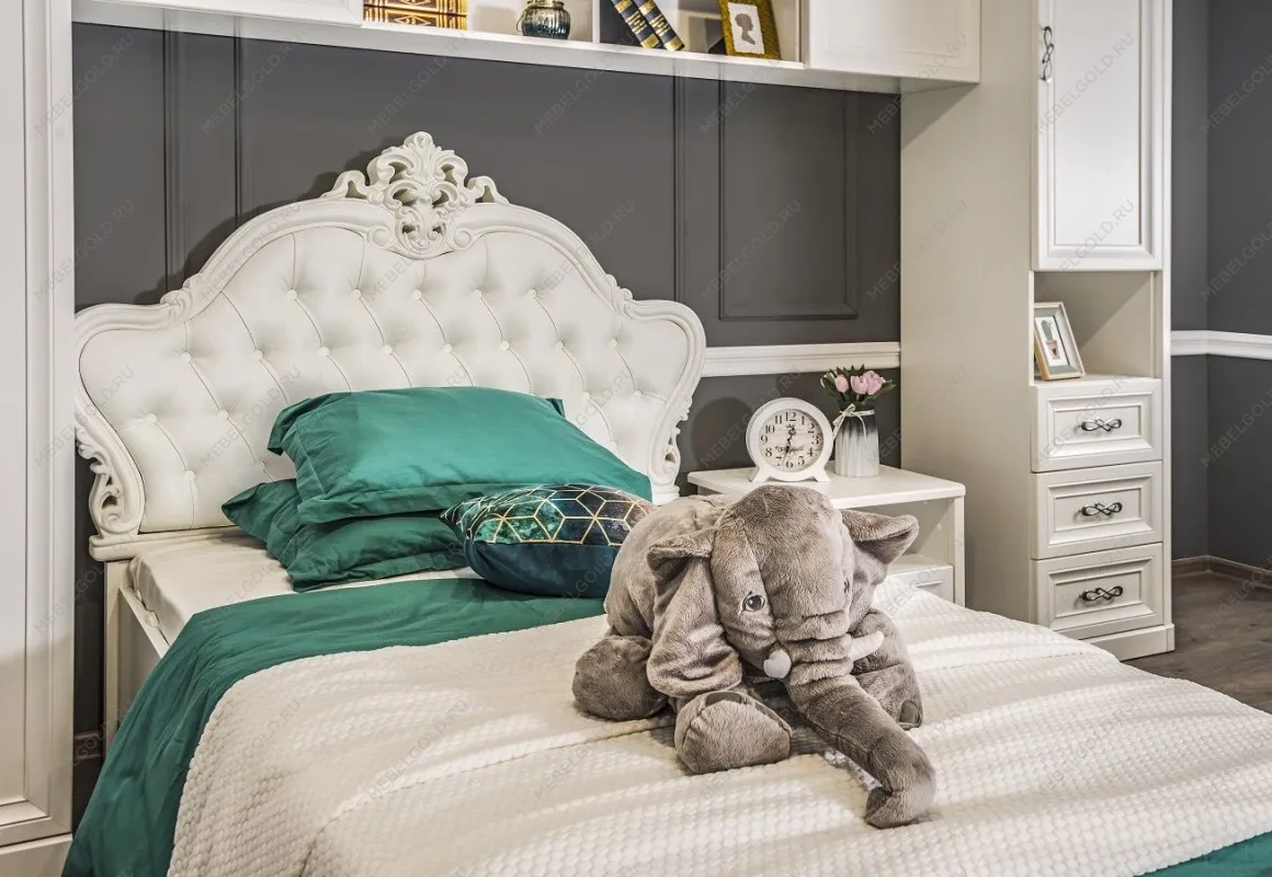 Спальня детская Мишель белый матовый | изображение 4