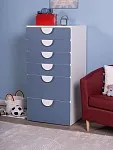 Комод Пикси, 6 ящиков 60x57x120, озорной василек | изображение 1