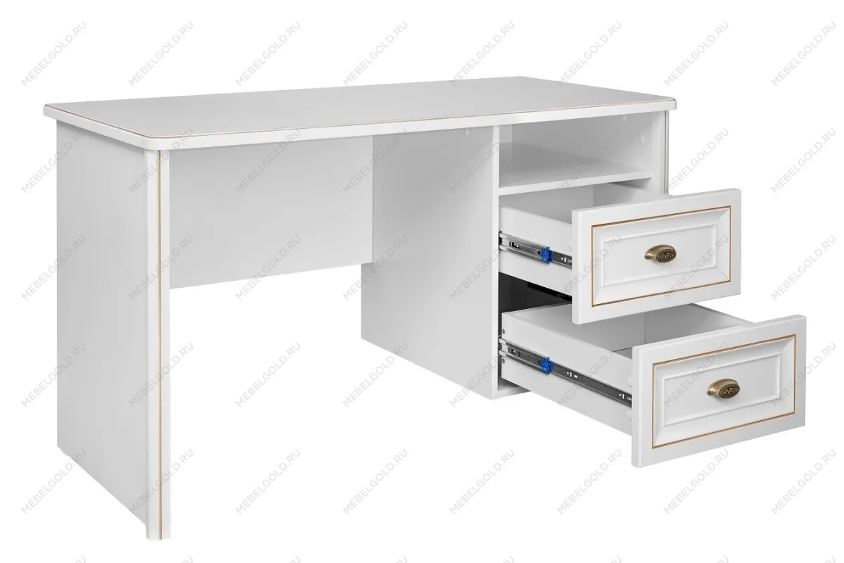 Стол письменный Натали белый глянец | изображение 1