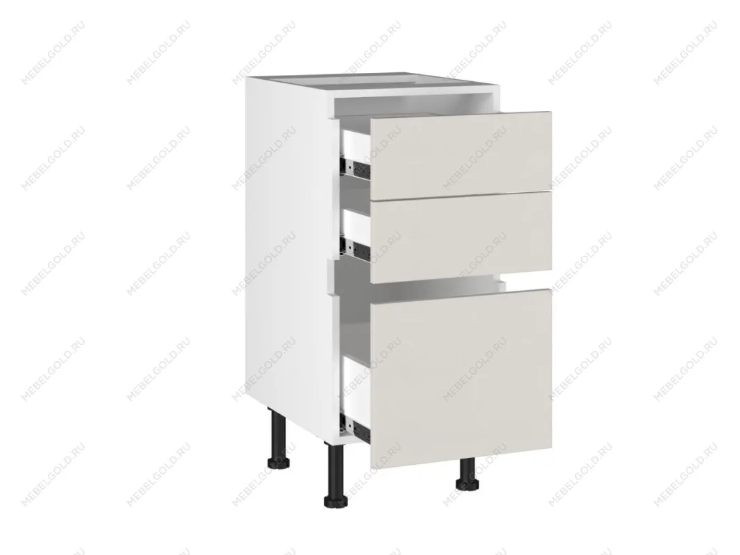 Стол с ящиками СЯ-40, Виста (400*523*870) Экокожа Белый, 26217 | изображение 1