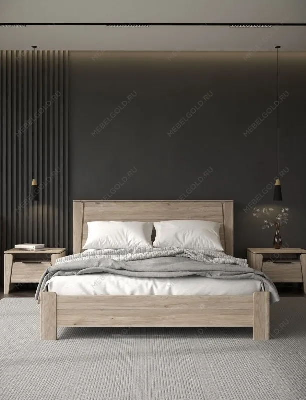 Кровать 1200 с подъемным механизмом, Юта (1422*2130*1004), Дуб Мария | изображение 2