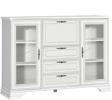 Комод-бар Кентаки KOM2W3S1B белый