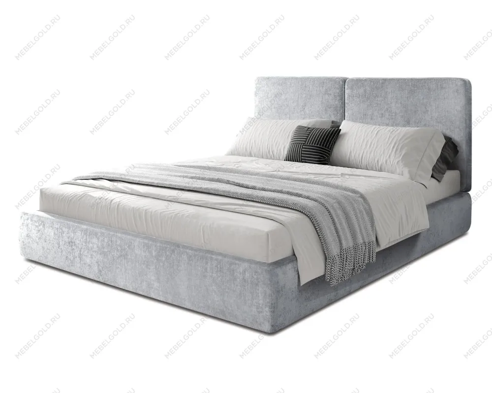 Кровать Natura 1.8 м, с подъемным механизмом Шенилл (Monblan) 511, НТКР180-1[3]