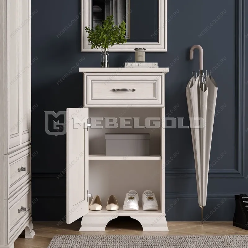 Центральный склад - Тумба Тиффани 1D1S вудлайн кремовый | изображение 3