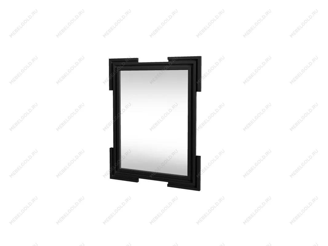 Зеркало прямоугольное Manhattan (Черный) | изображение 1