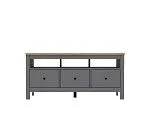 САГА тумба 3 ящика серая/ясень | изображение 1