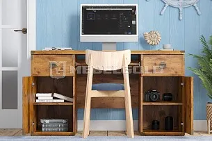 Стол письменный Индиана JBIU2D2S дуб саттер