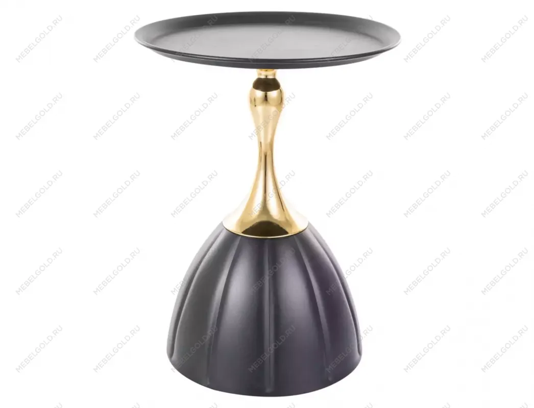 Стол журнальный Signal PIANA (черный/золотой)