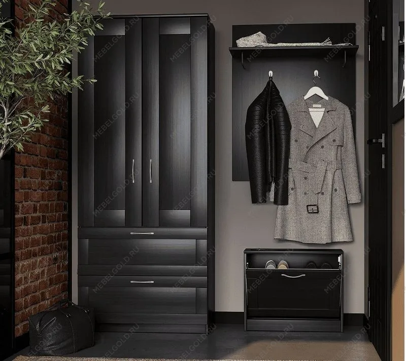 БРИМНЭС / СИРИУС вешалка ИКЕА / IKEA 78х100 Дуб Венге | изображение 4