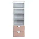 ПИКСИ стеллаж с 2 ящиками 60x57x183, мечтательный пион | изображение 1