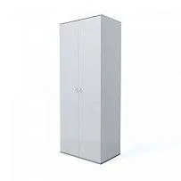 Шкаф 2-х дверный Римини (Белый/Серебро) РМШ2/2