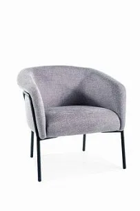 Кресло SIGNAL CLOVER Brego 07 (серый/черный)