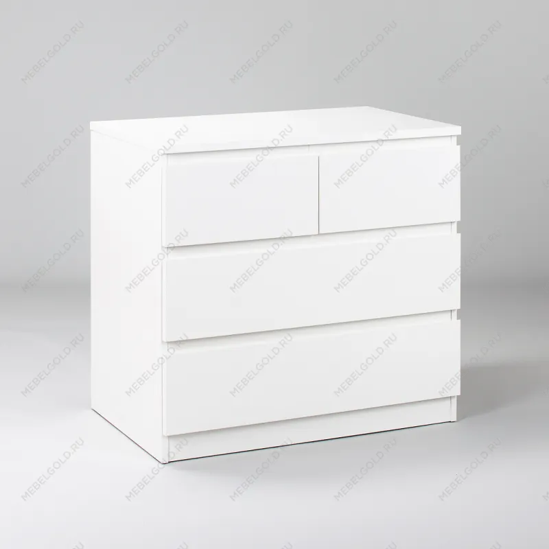 МАЛЬТА комод ИКЕА / IKEA 2+2 ящика 80х76 белый | изображение 1