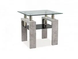 Стол журнальный Signal LISA D (серый)