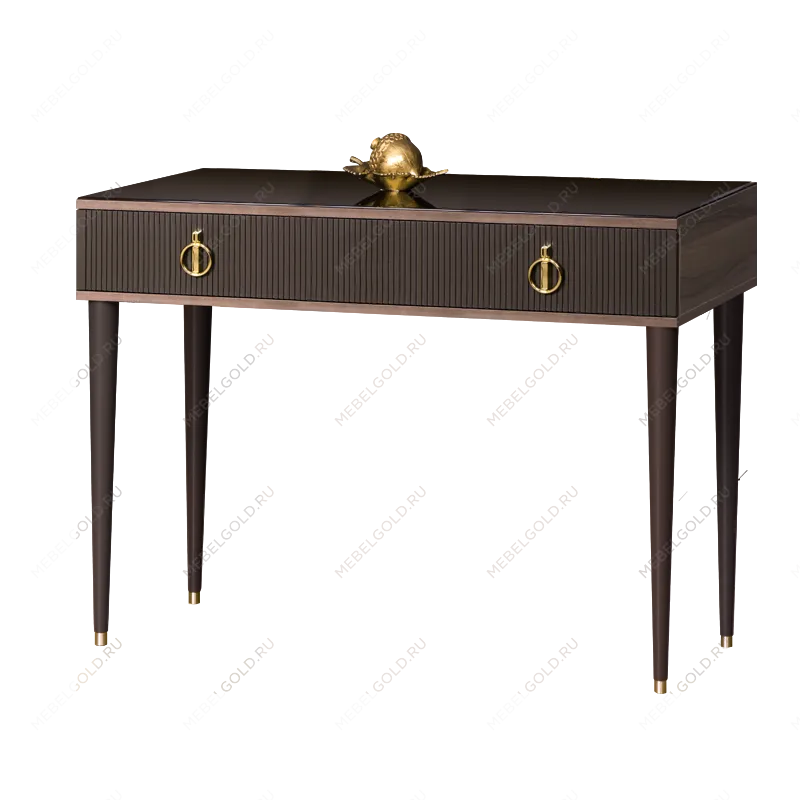 Стол туалетный Римини СОЛО (Орех империя/Золото) РМСТ-1(s)